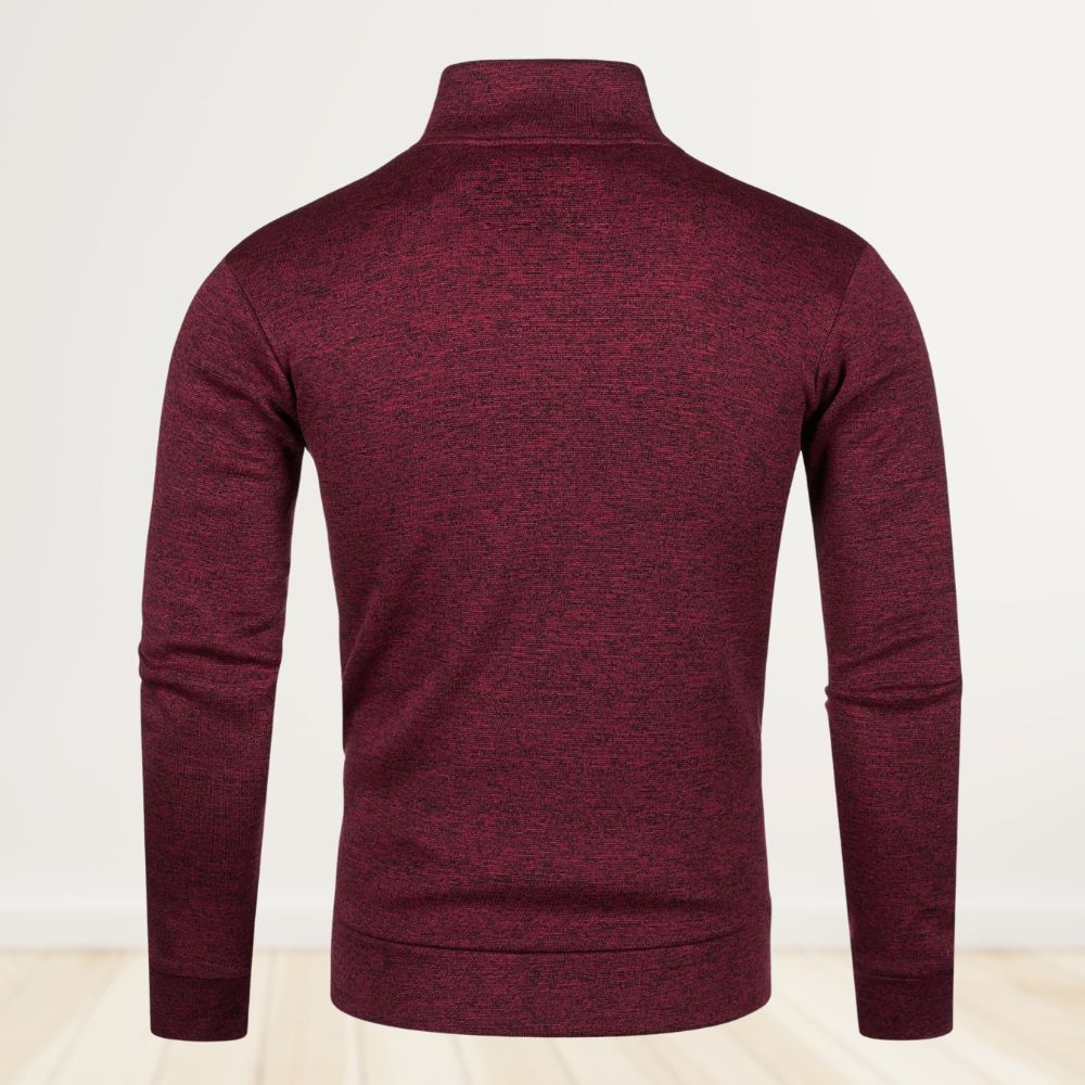 Strickjacke für Herren im Herbst und Winter mit Stehkragen