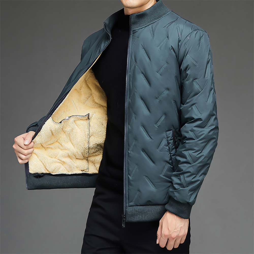 Veste décontractée chaude en polaire pour hommes