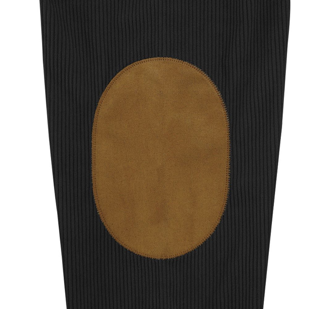 Herren-Sweatshirt aus Cord im Farbblock-Stil für Herbst und Winter mit Stehkragen