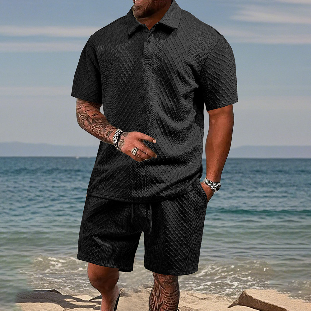 Sommer-Shorts für Herren mit elastischer Taille und Kordelzug