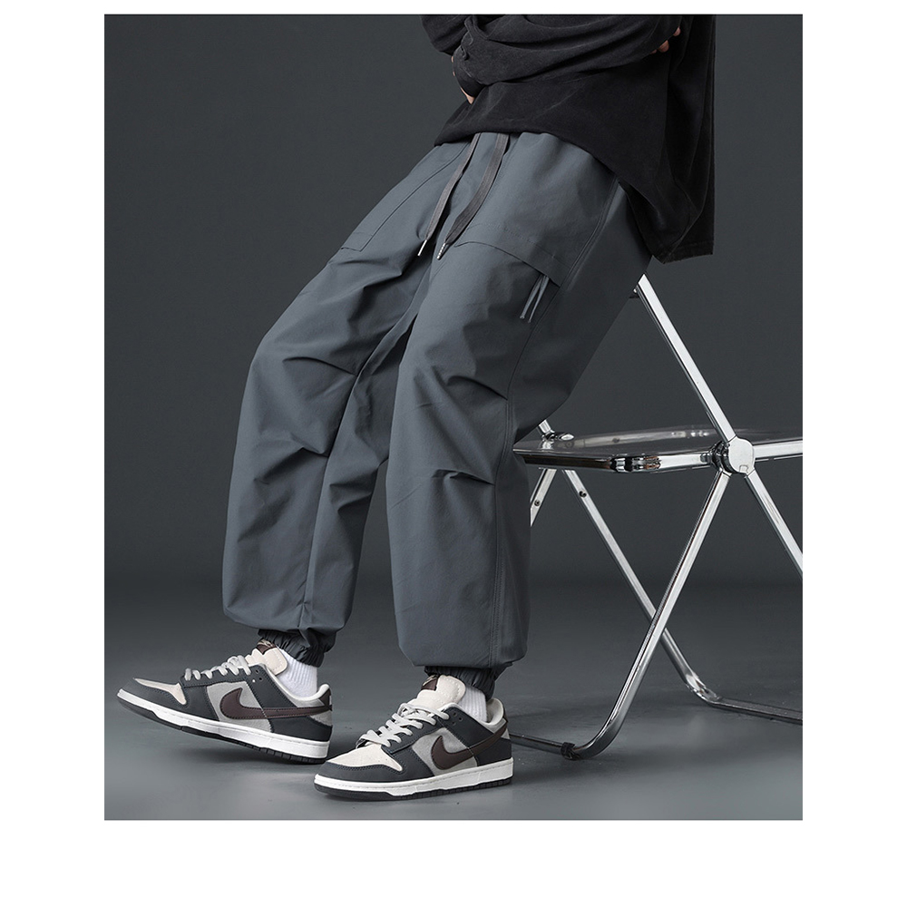 Winter-Herren-Overall mit Fleece-Beinen, lockerer Schnitt