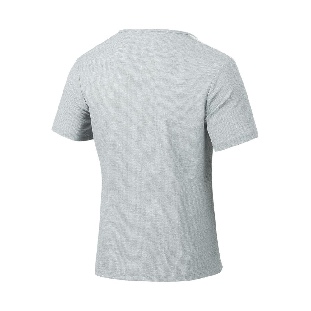 Vielseitiges, lässiges Kurzarm-T-Shirt mit Colorblock-Nähten und Kordelzug