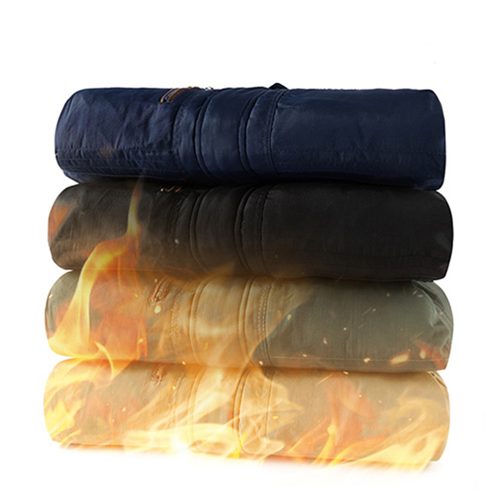 Alberchris™ Winter men's casual thickened velvet mid-length warm jacket