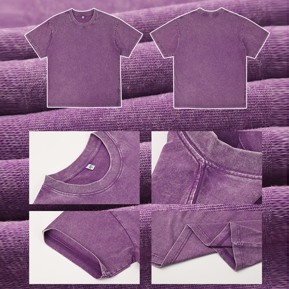 Kurzarm-T-Shirt aus Baumwolle mit Rundhalsausschnitt für Herren im Vintage-Stil