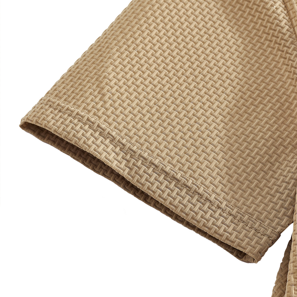 Sommerliches Herren Seersucker T-Shirt – Leicht und atmungsaktiv