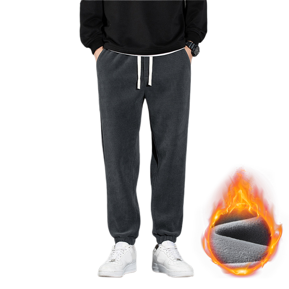 Freizeithose aus samtverdicktem Cord für Herren