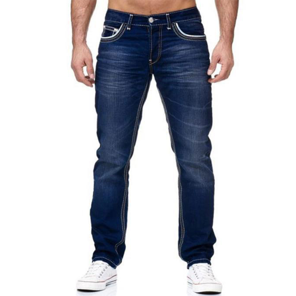 Jean décontracté droit simple et slim pour hommes