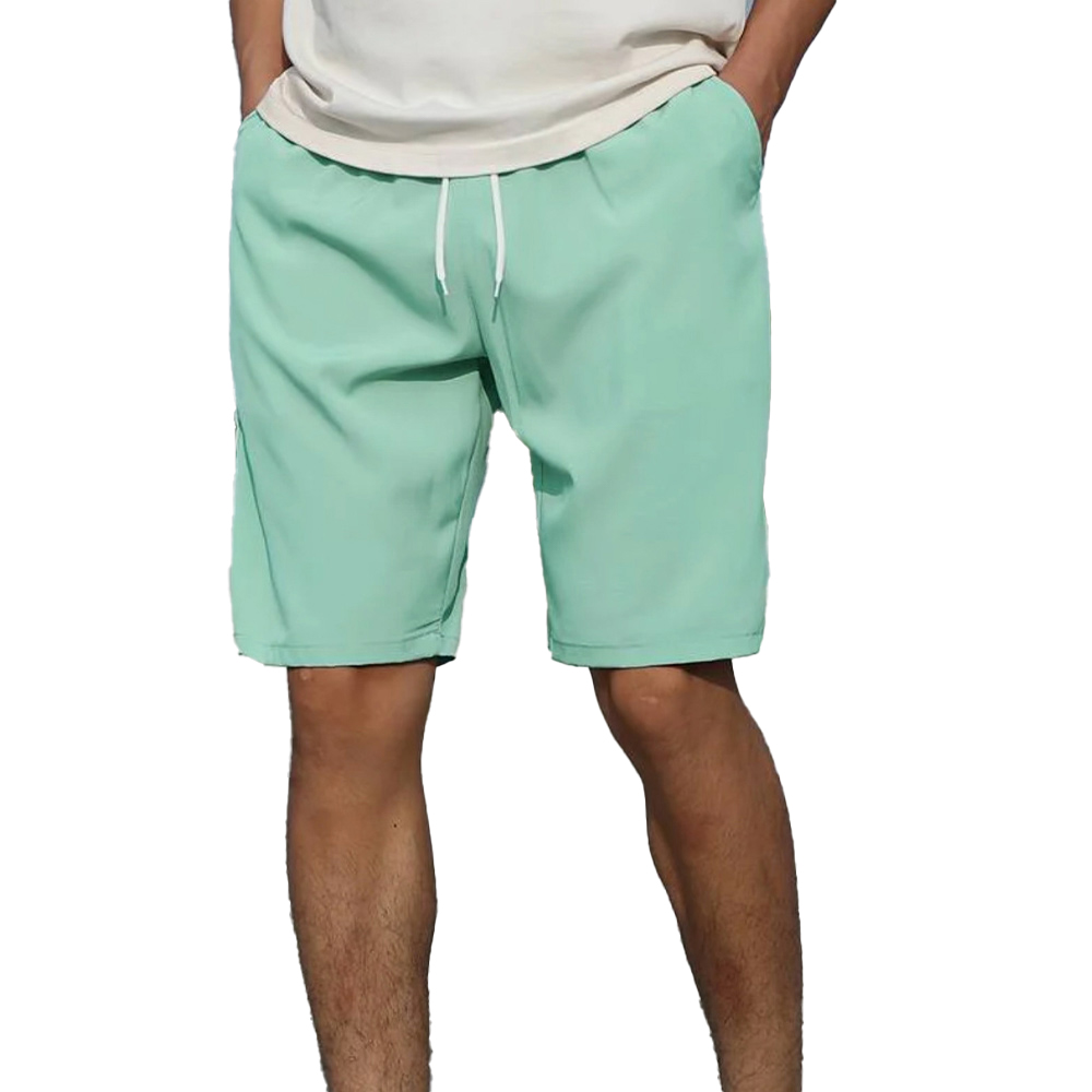 Lässige und bequeme Strandshorts für Herren in einfarbiger Ausführung