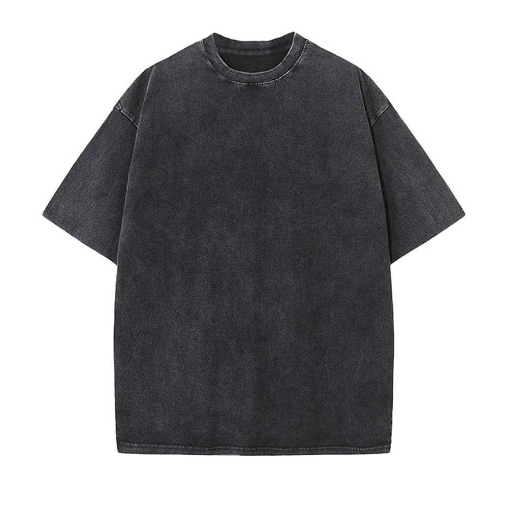 Kurzarm-T-Shirt aus Baumwolle mit Rundhalsausschnitt für Herren im Vintage-Stil