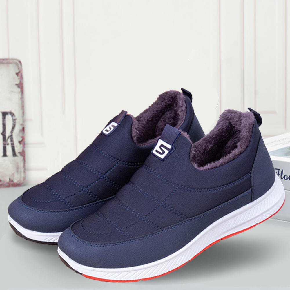 Damen-Wintersamt-verdickte warme Baumwollschuhe