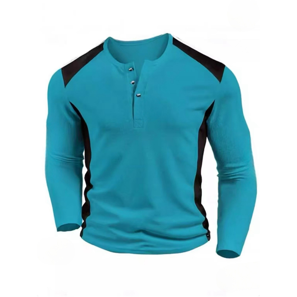 Modisches Langarm-T-Shirt mit Raglanärmeln für Herren
