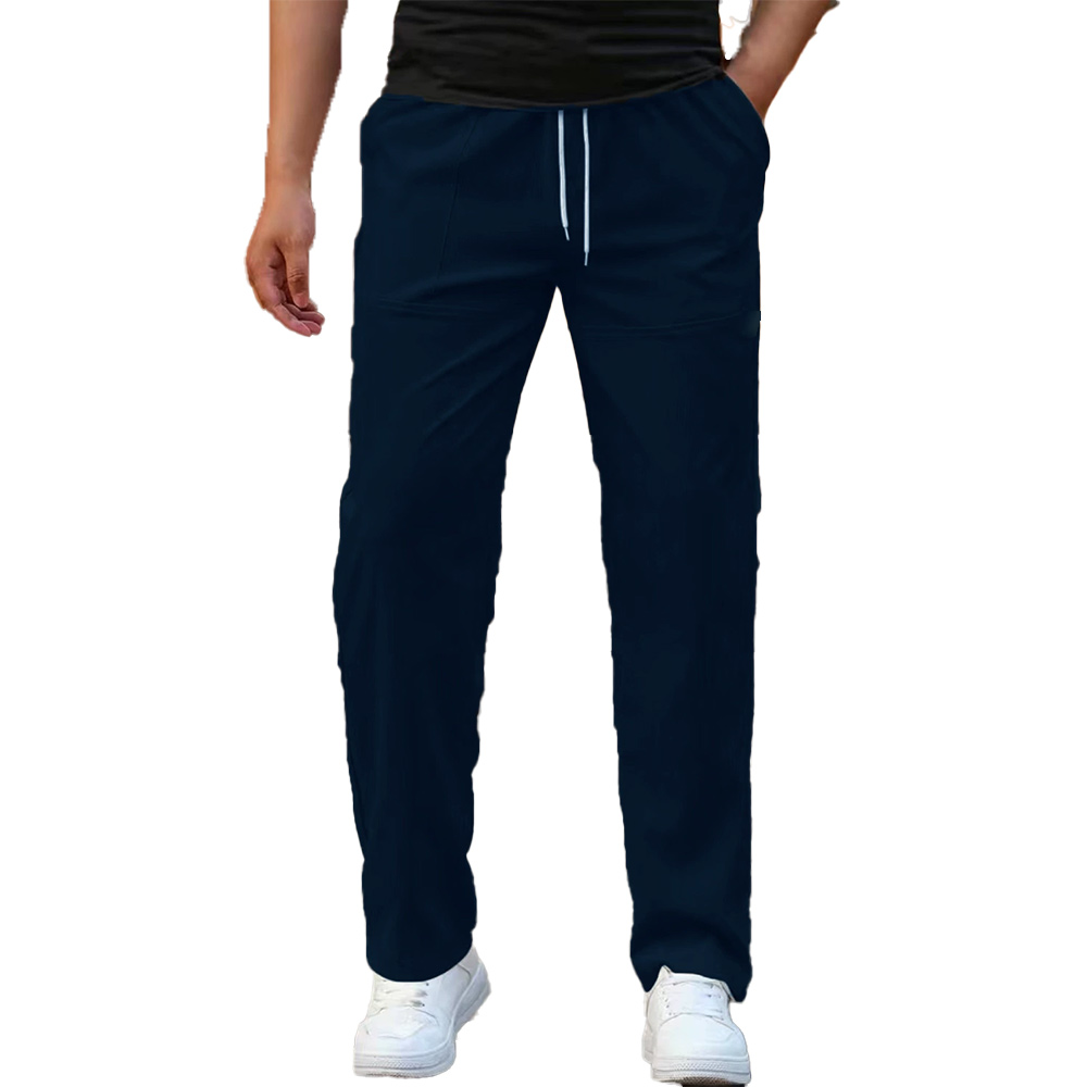 Bequeme, lässige, lockere, vielseitige, atmungsaktive Hose für Herren mit geradem Bein