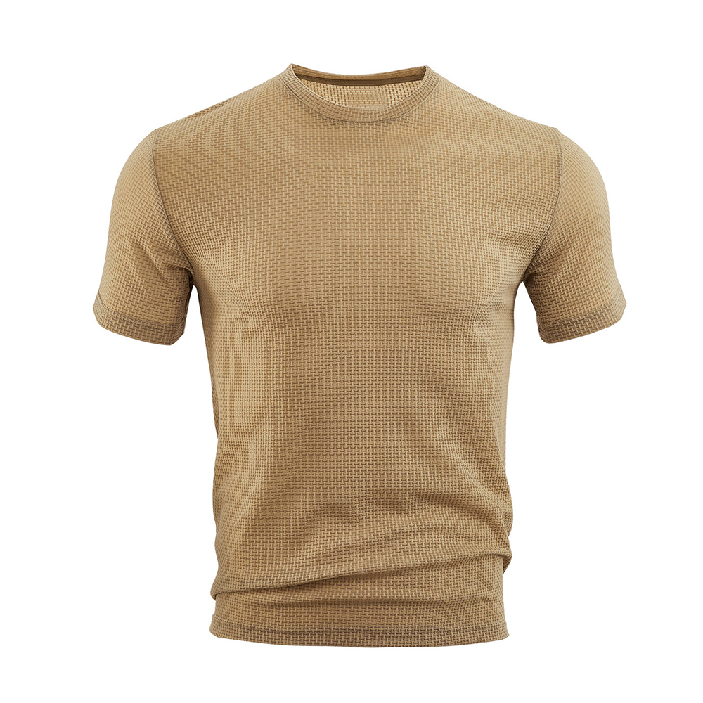 Sommerliches Herren Seersucker T-Shirt – Leicht und atmungsaktiv