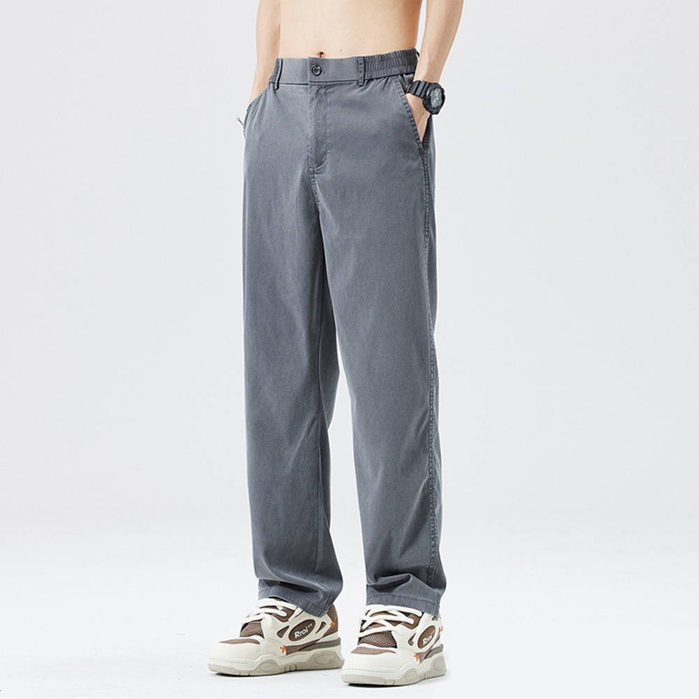 Dünne, atmungsaktive Tencel-Freizeitjeans für Herren im Sommer