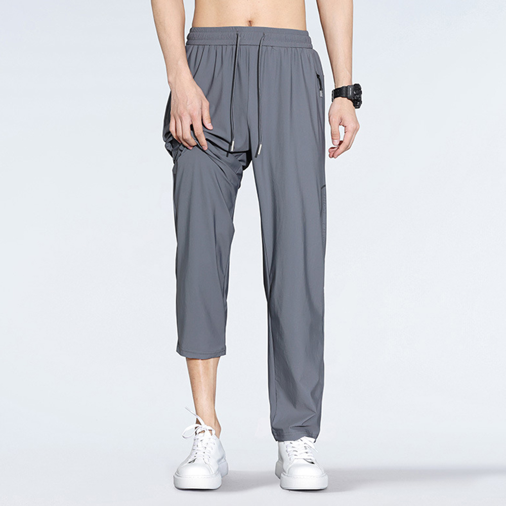 Dünne, atmungsaktive Freizeithose aus Eisseide für Herren