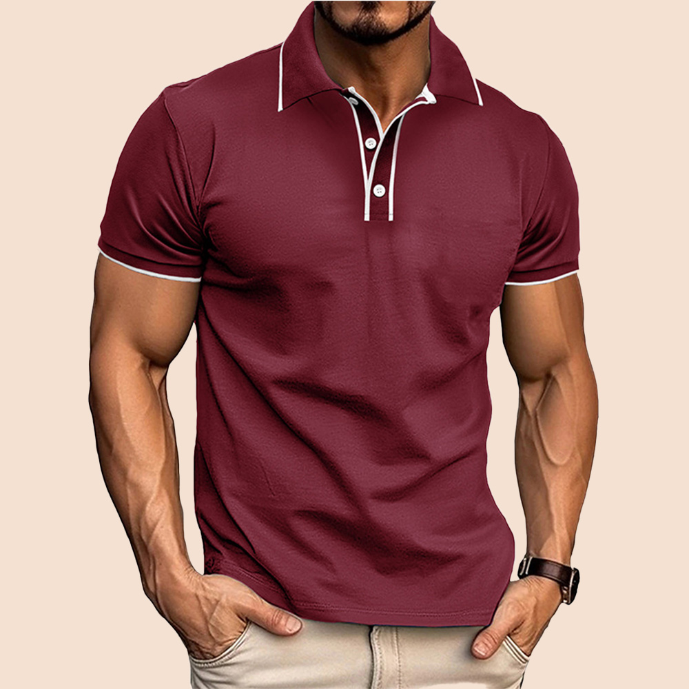 Herren Revers Poloshirt Kurzarm