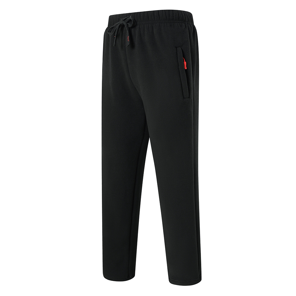Pantalon décontracté épais en polaire chaude pour hommes
