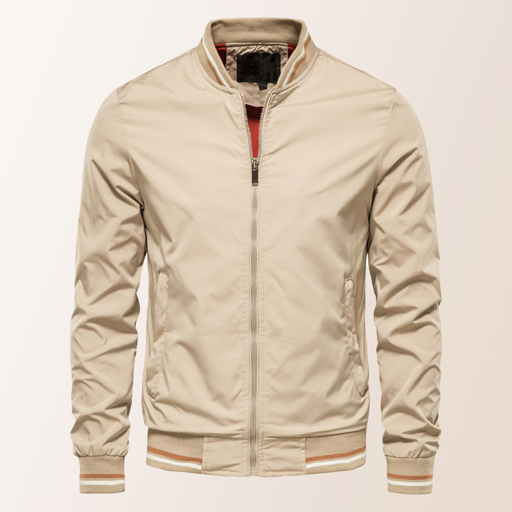 Modische Herren Stehkragenjacke