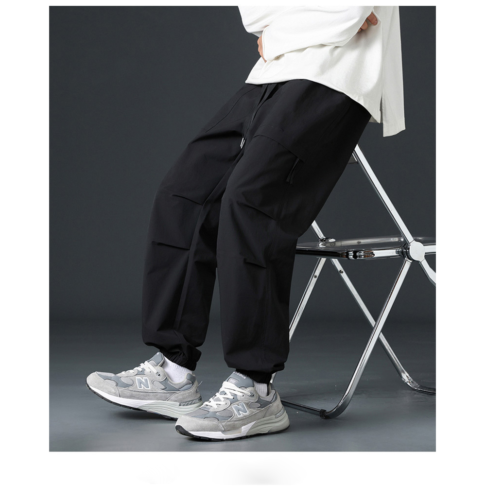 Winter-Herren-Overall mit Fleece-Beinen, lockerer Schnitt