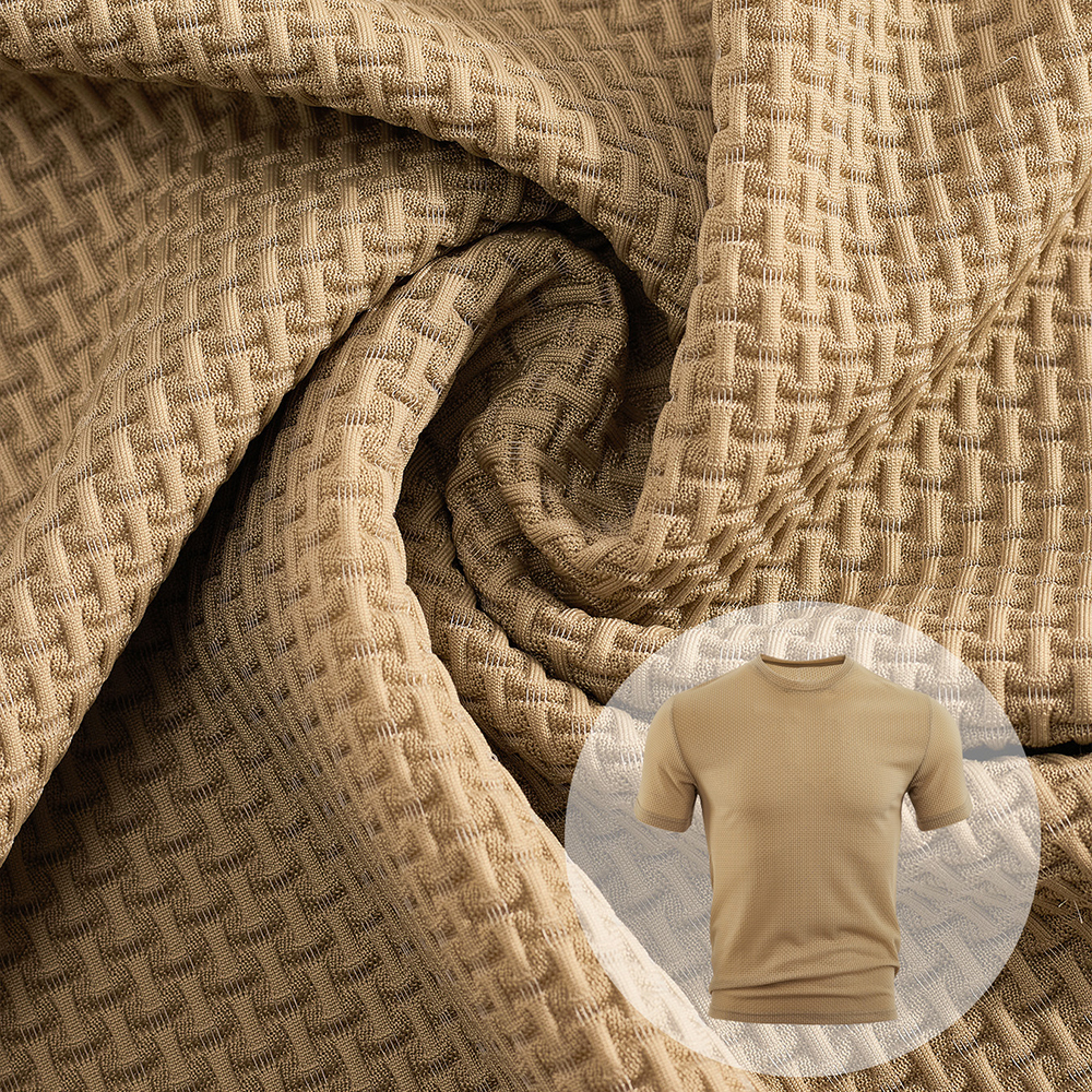 Sommerliches Herren Seersucker T-Shirt – Leicht und atmungsaktiv