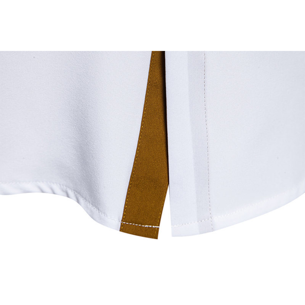 Herren-Langarmhemd mit Kontrast-Revers