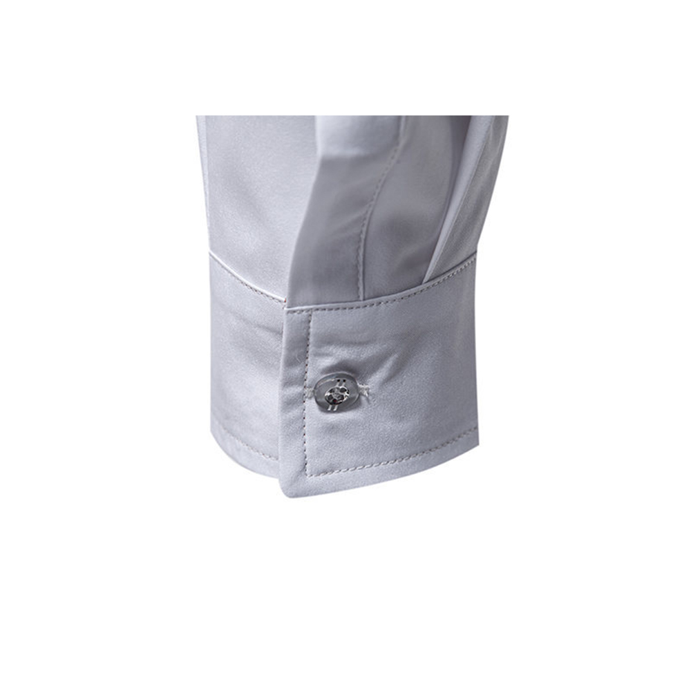 Herren-Langarmhemd mit Kontrast-Revers