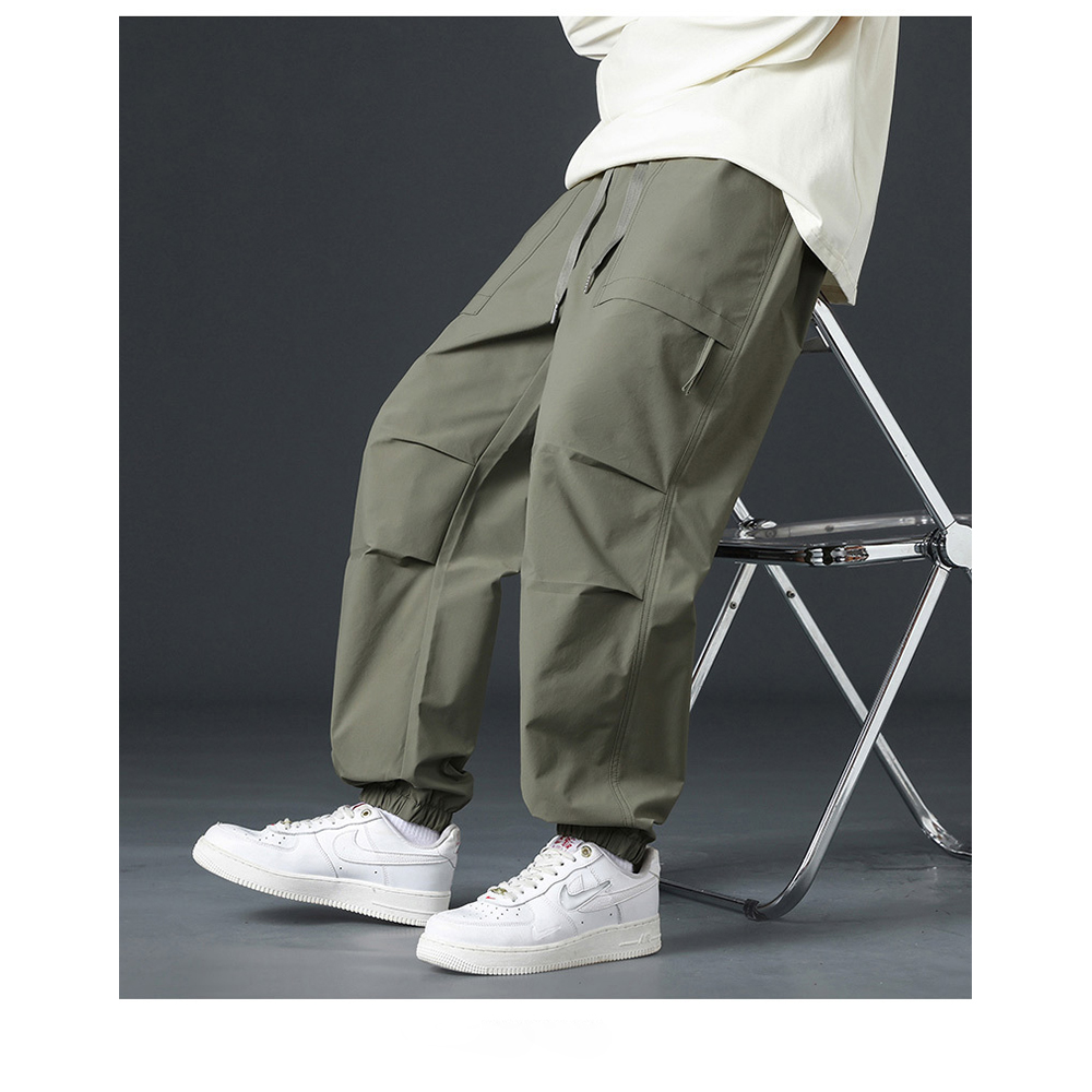 Winter-Herren-Overall mit Fleece-Beinen, lockerer Schnitt