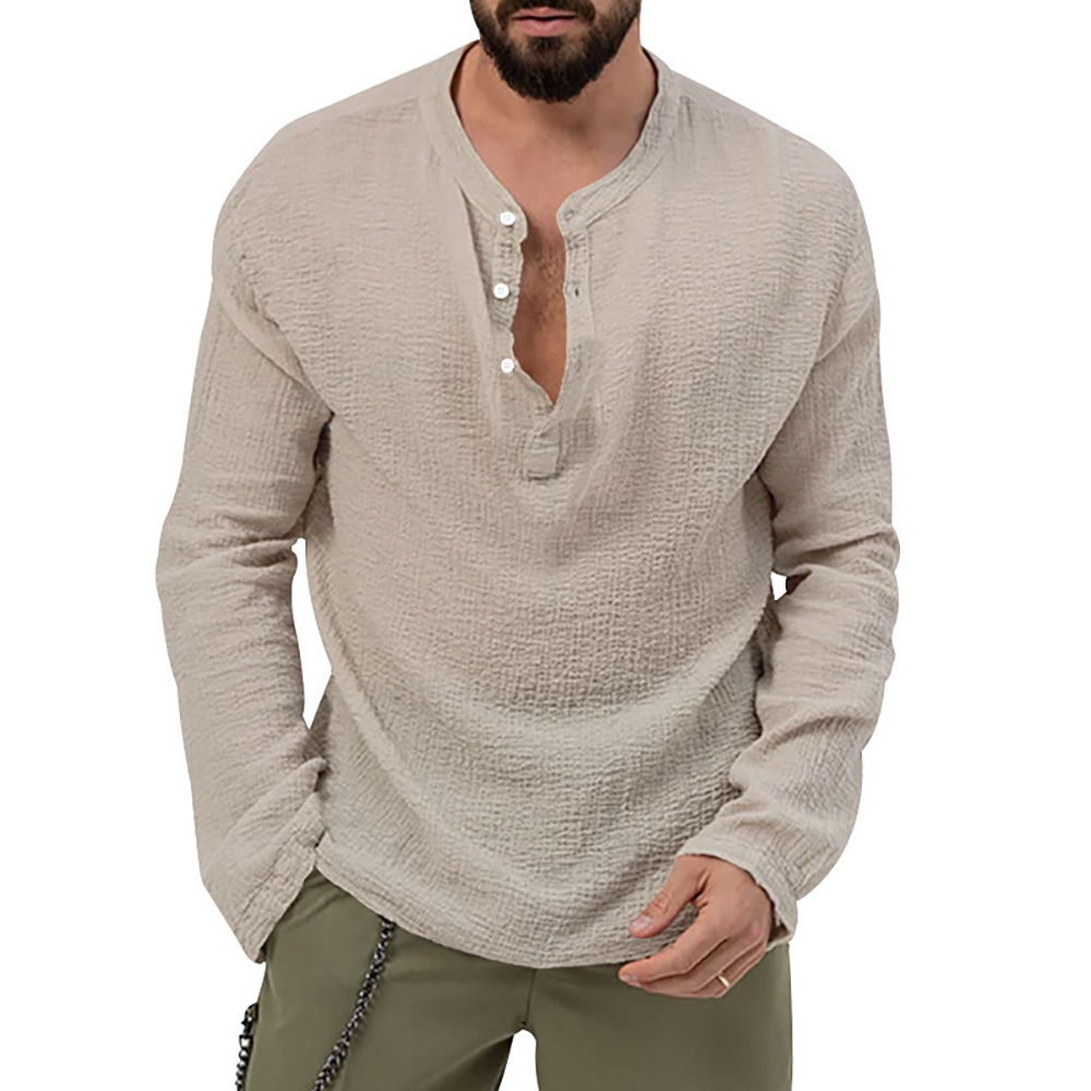 Ensemble deux pièces décontracté haut à manches longues et pantalon pour hommes