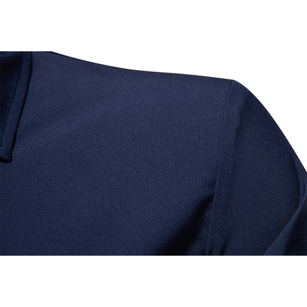 Herren-Langarmhemd mit Kontrast-Revers