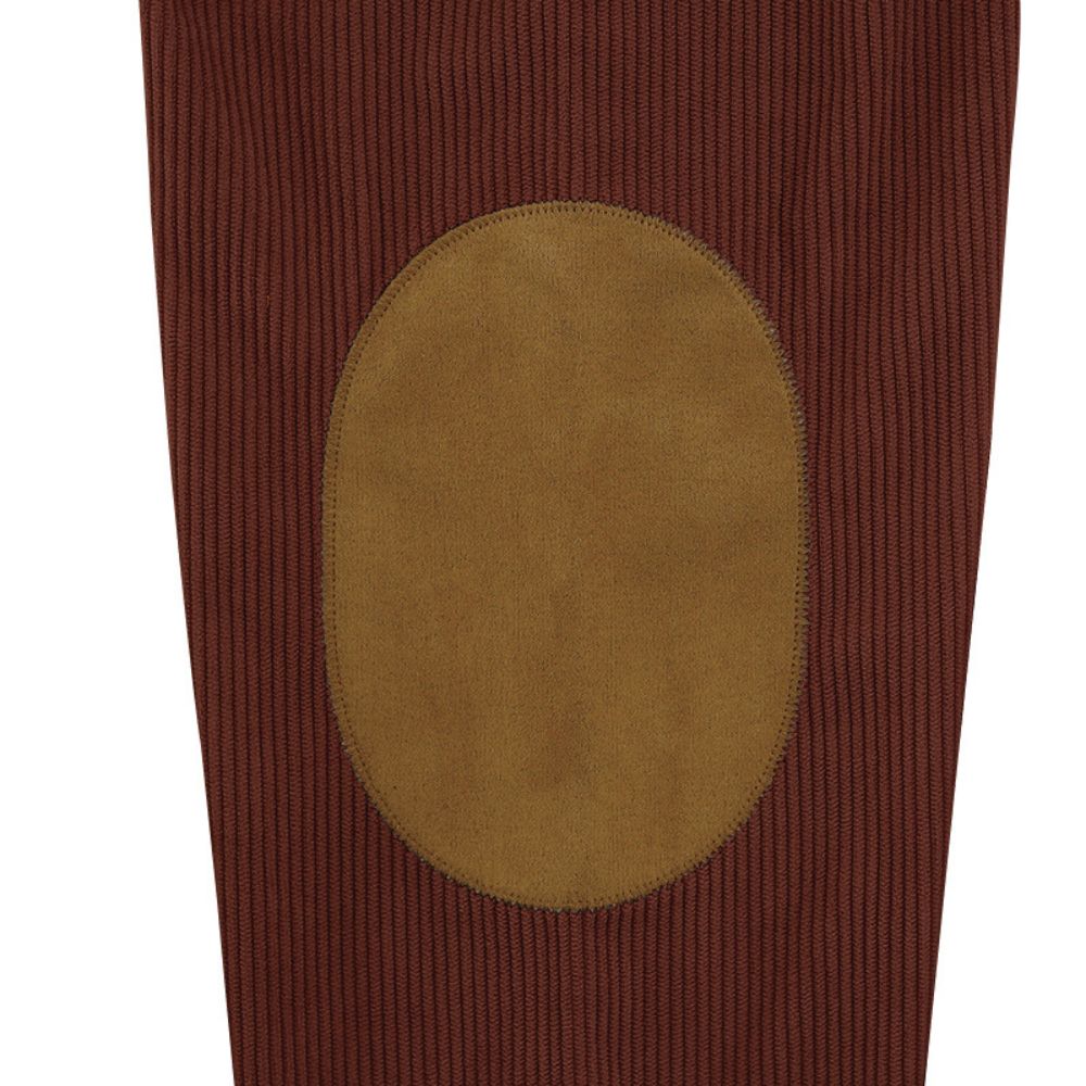 Herren-Sweatshirt aus Cord im Farbblock-Stil für Herbst und Winter mit Stehkragen