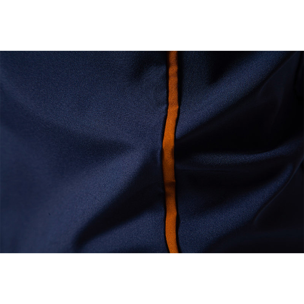 Herren-Langarmhemd mit Kontrast-Revers