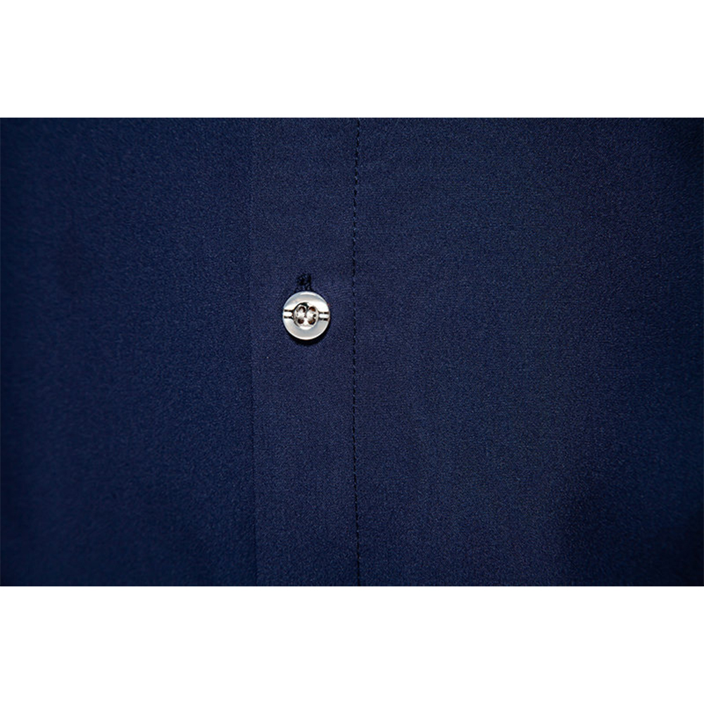 Herren-Langarmhemd mit Kontrast-Revers