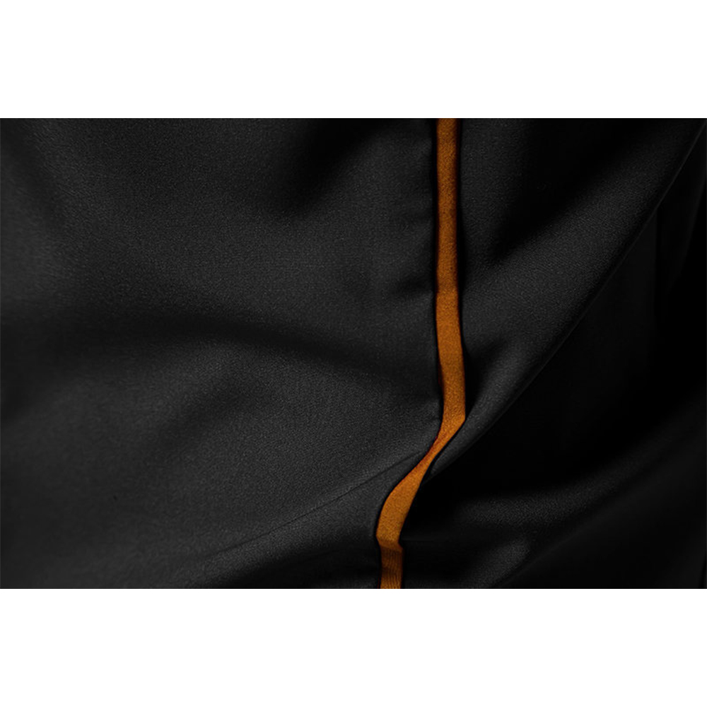 Herren-Langarmhemd mit Kontrast-Revers