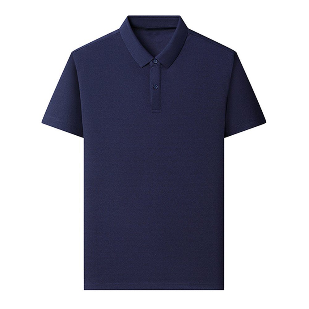 Herren-T-Shirt mit kurzen Ärmeln und Button-Down-Revers