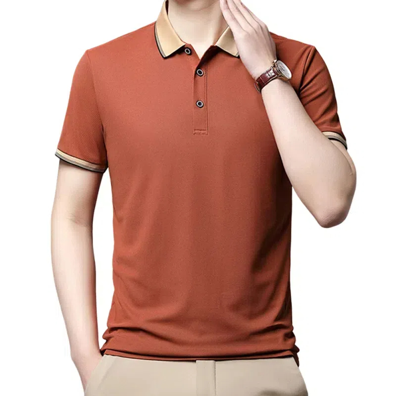 Atmungsaktives Business-Freizeit-Poloshirt für Herren