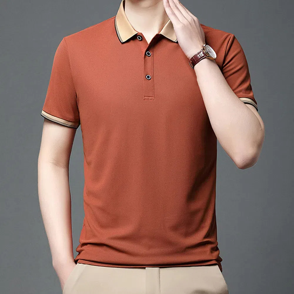 Atmungsaktives Business-Freizeit-Poloshirt für Herren