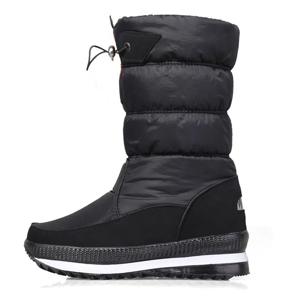 Verdickte warme lässige wasserdichte rutschfeste Winterstiefel für Damen