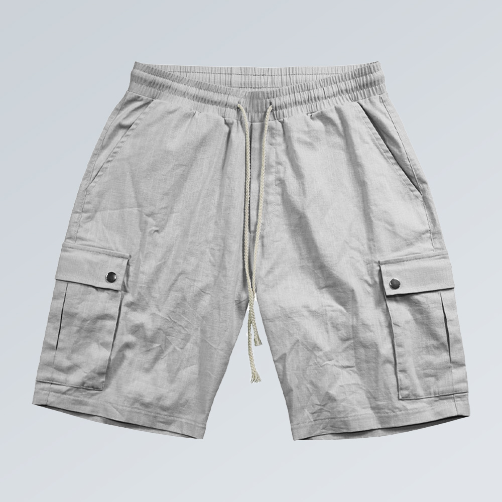 Lässige Cargo-Shorts für Herren mit Kordelzug und schmaler Passform