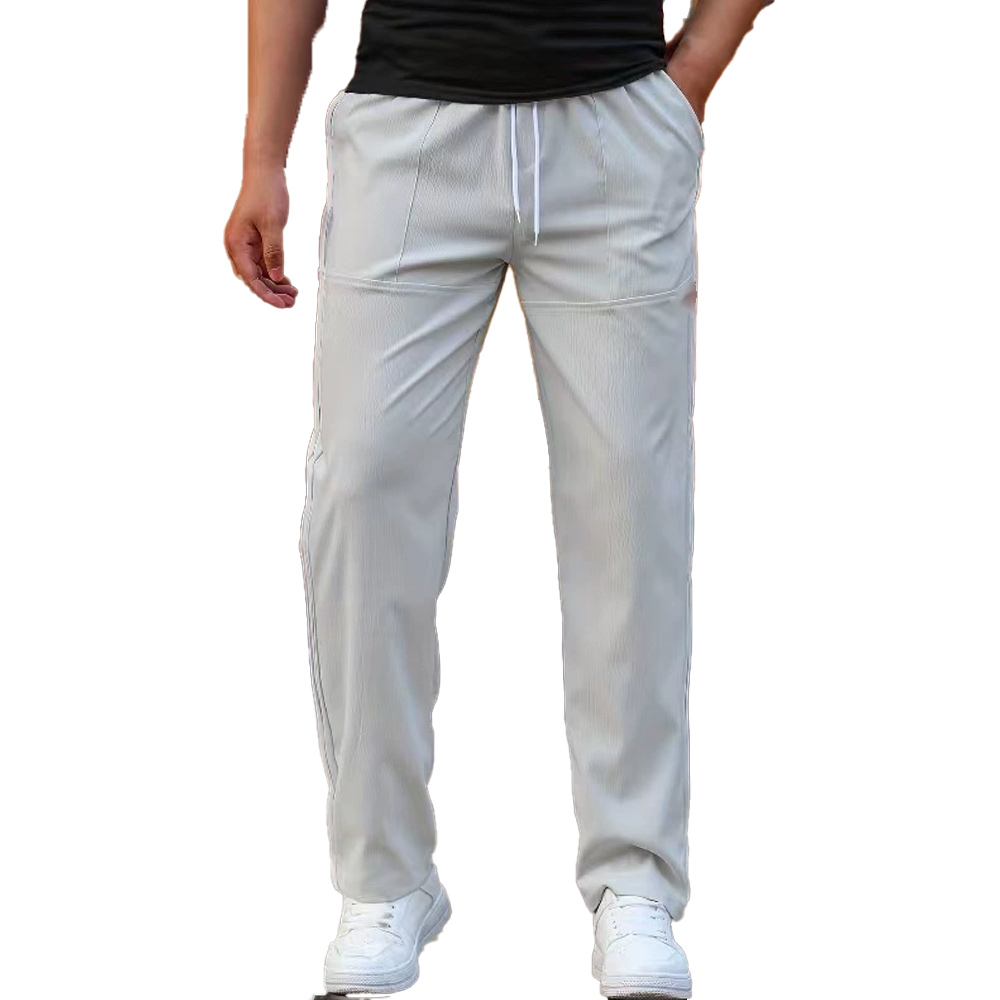 Bequeme, lässige, lockere, vielseitige, atmungsaktive Hose für Herren mit geradem Bein