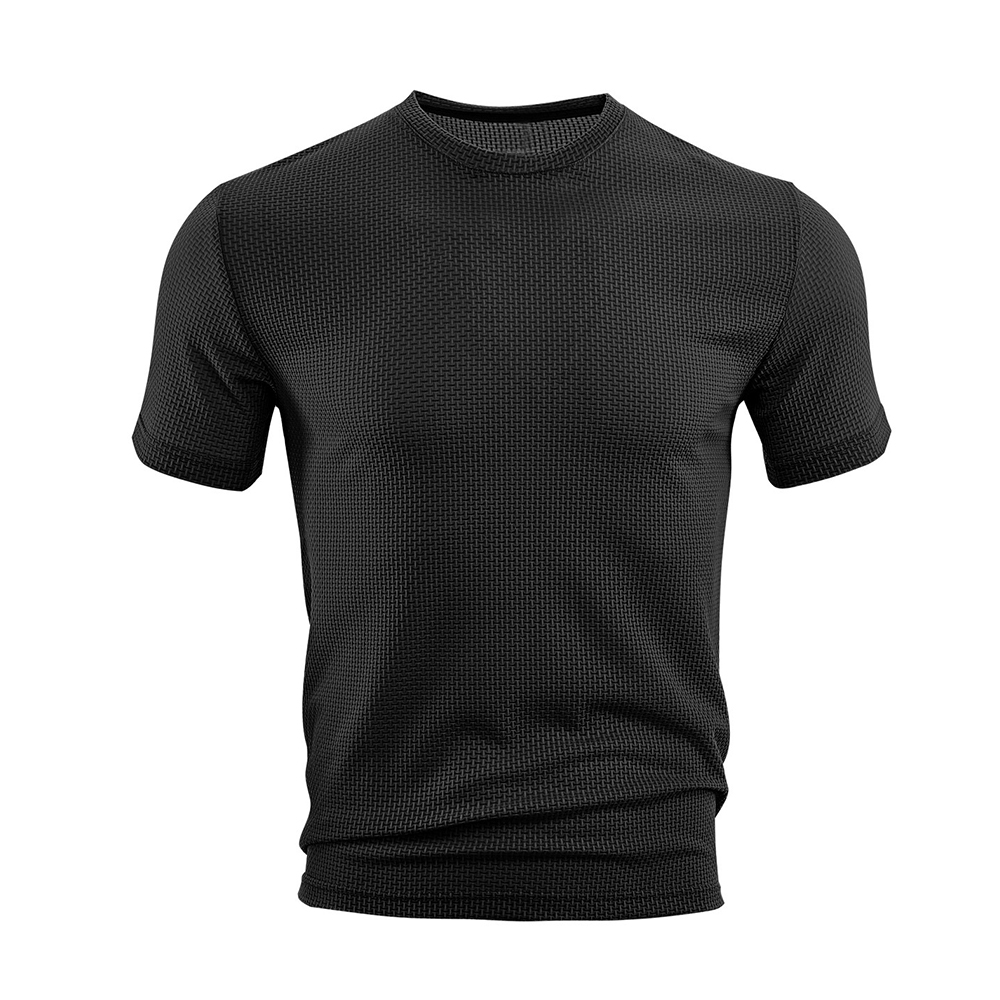 Sommerliches Herren Seersucker T-Shirt – Leicht und atmungsaktiv