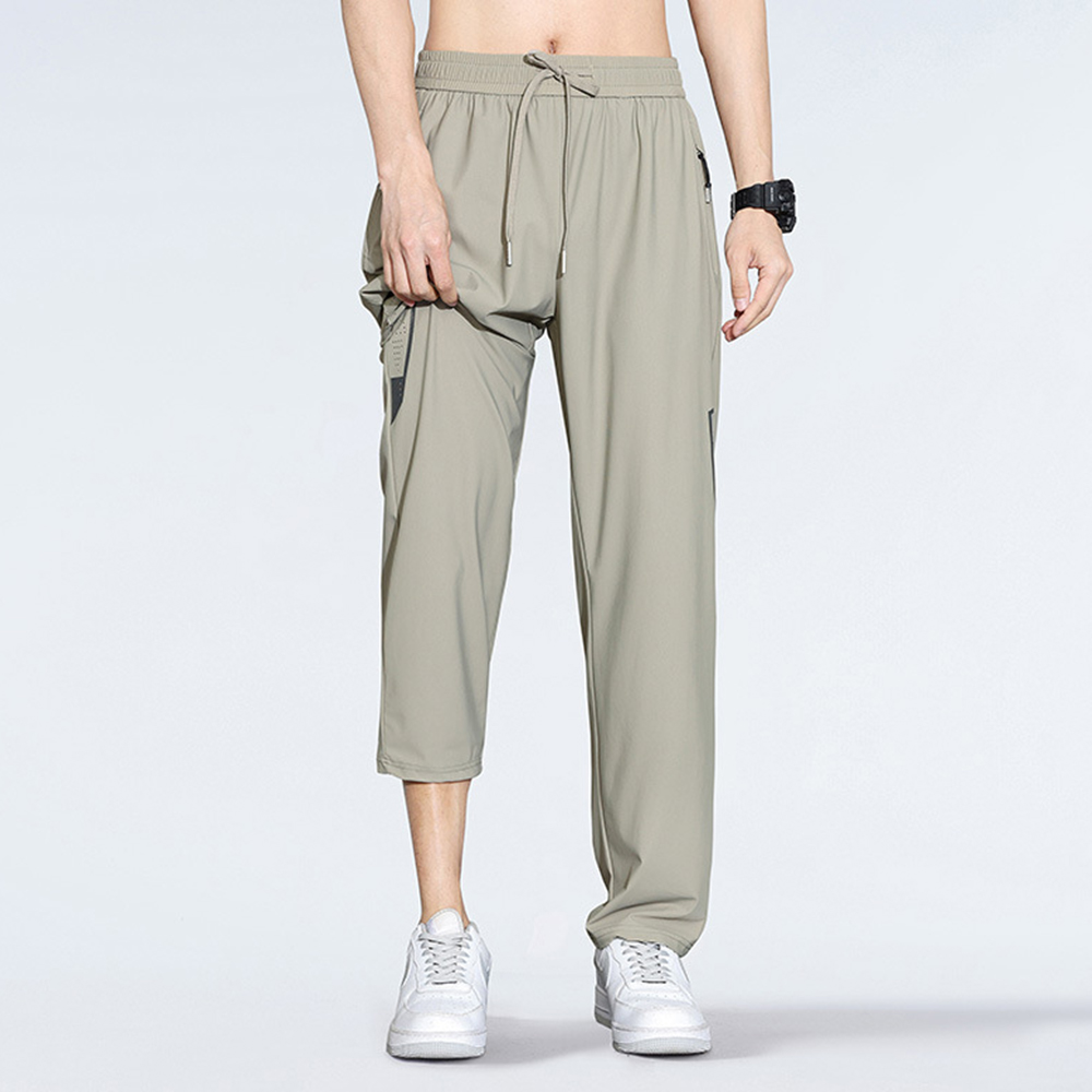 Dünne, atmungsaktive Freizeithose aus Eisseide für Herren