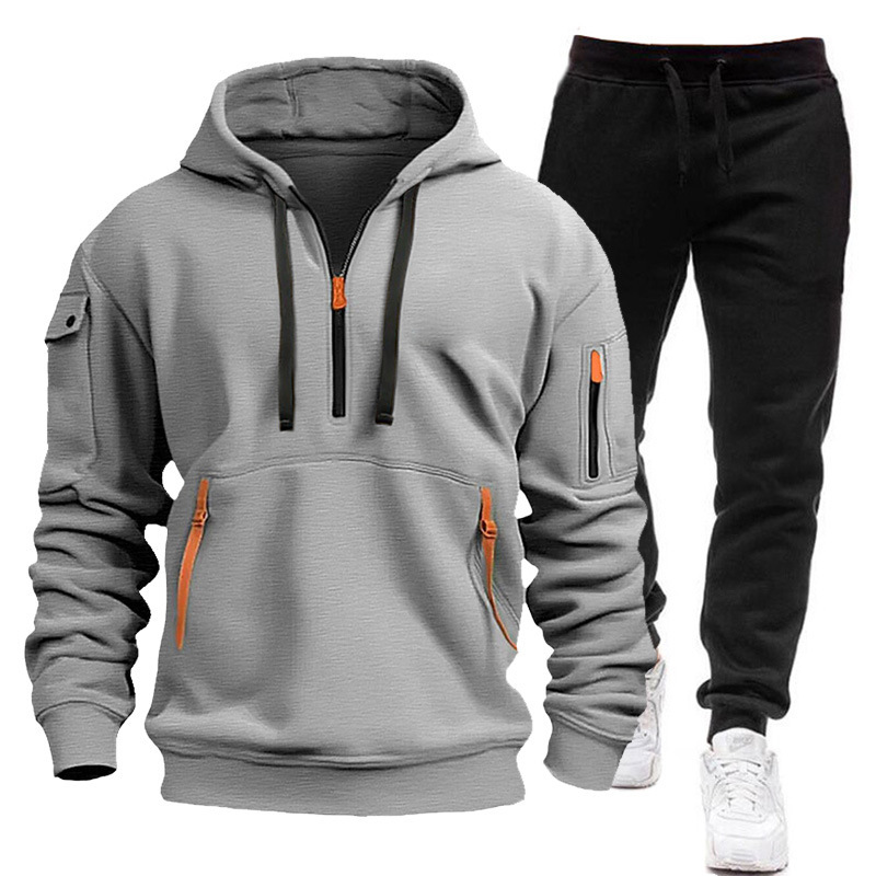 Costume décontracté sweat-shirt + pantalon pour hommes