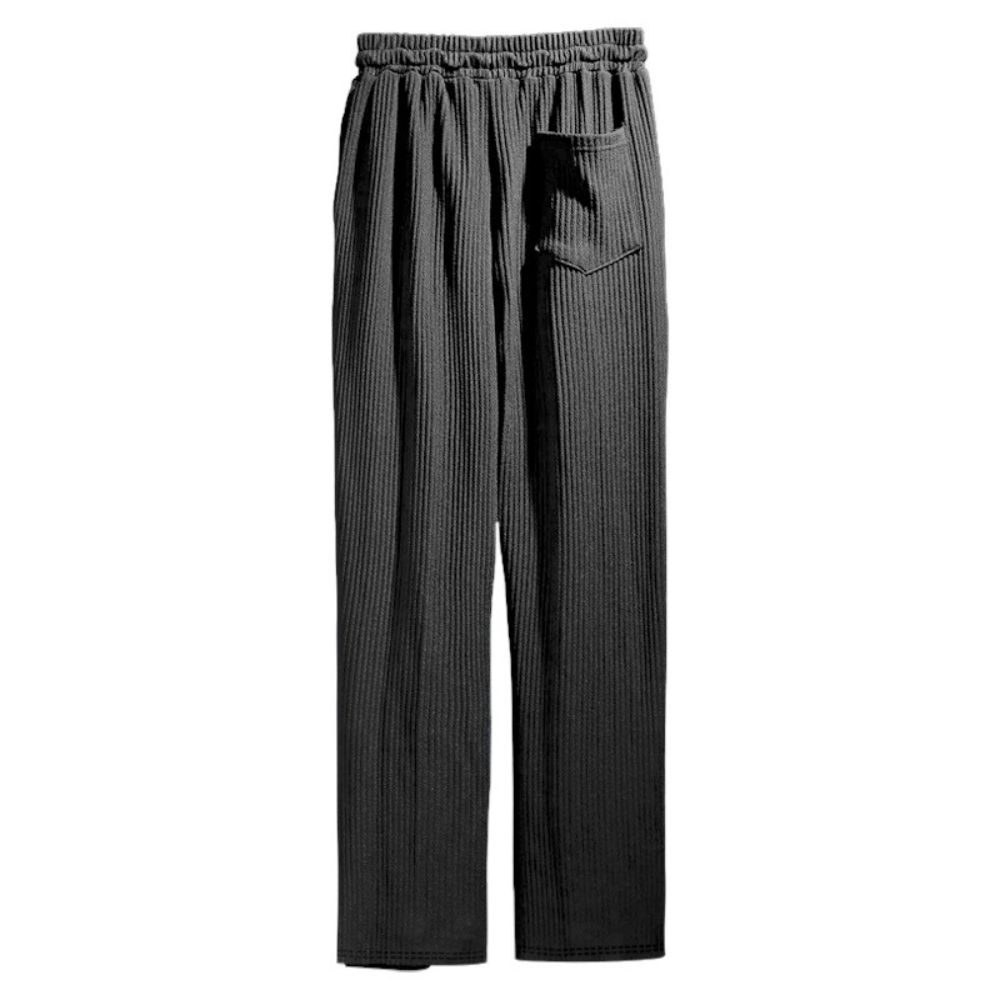 Nouveau pantalon droit décontracté en velours côtelé pour homme
