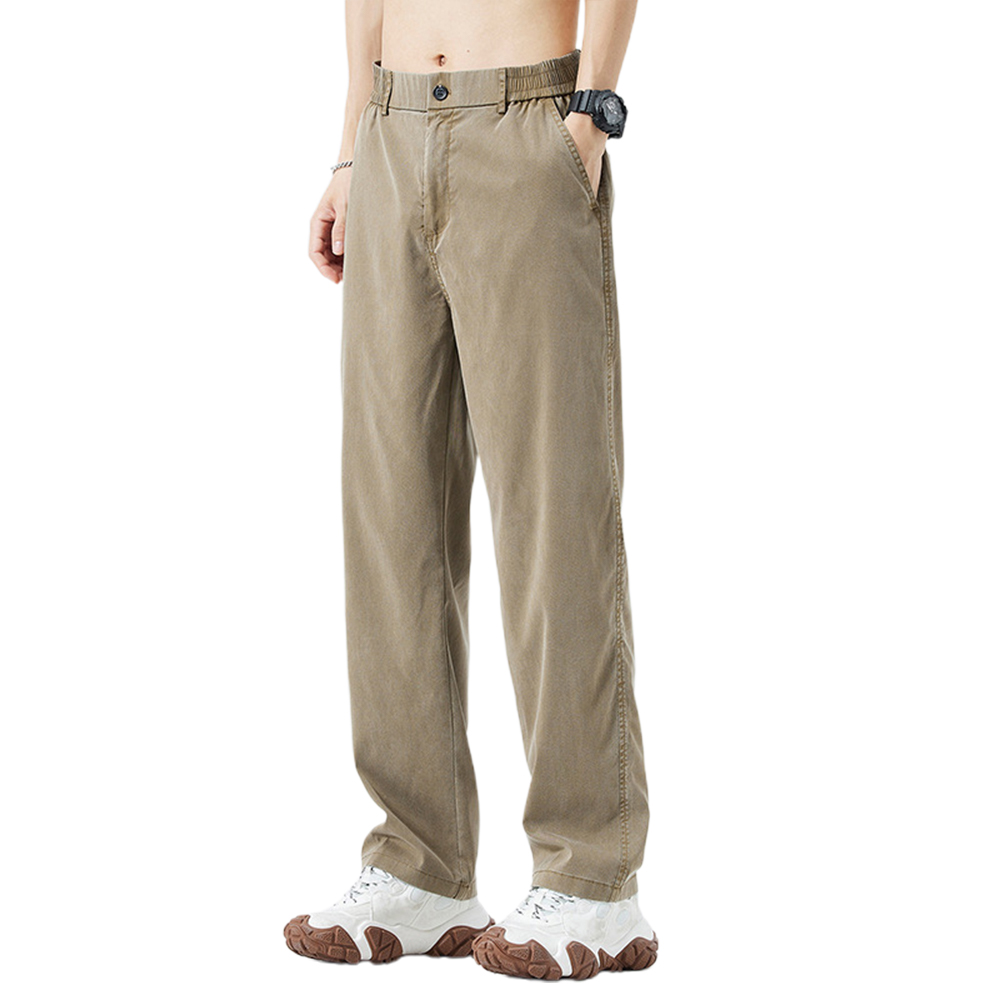 Dünne, atmungsaktive Tencel-Freizeitjeans für Herren im Sommer