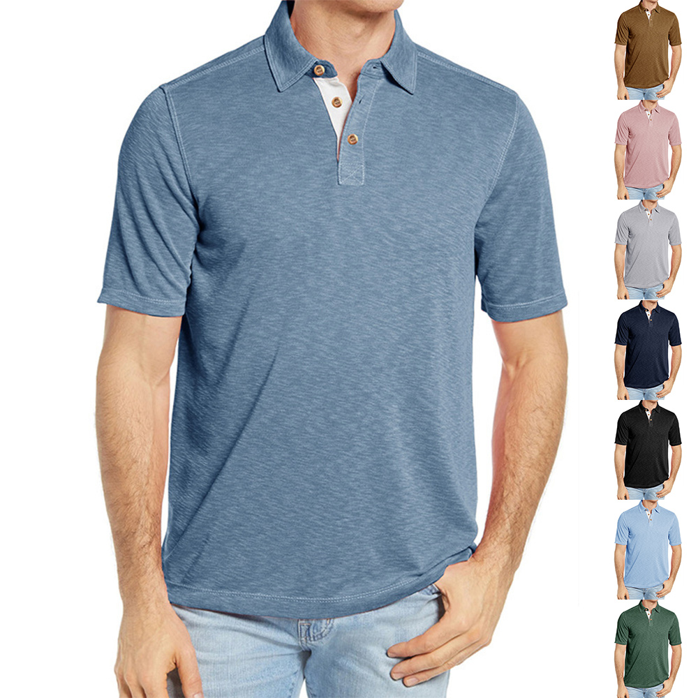 Polo léger et respirant à manches courtes pour homme