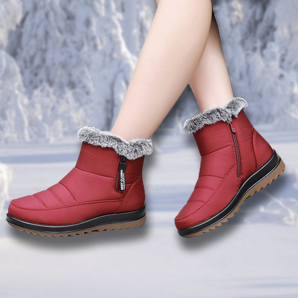 Wasserdichte warme kurze Damenstiefel
