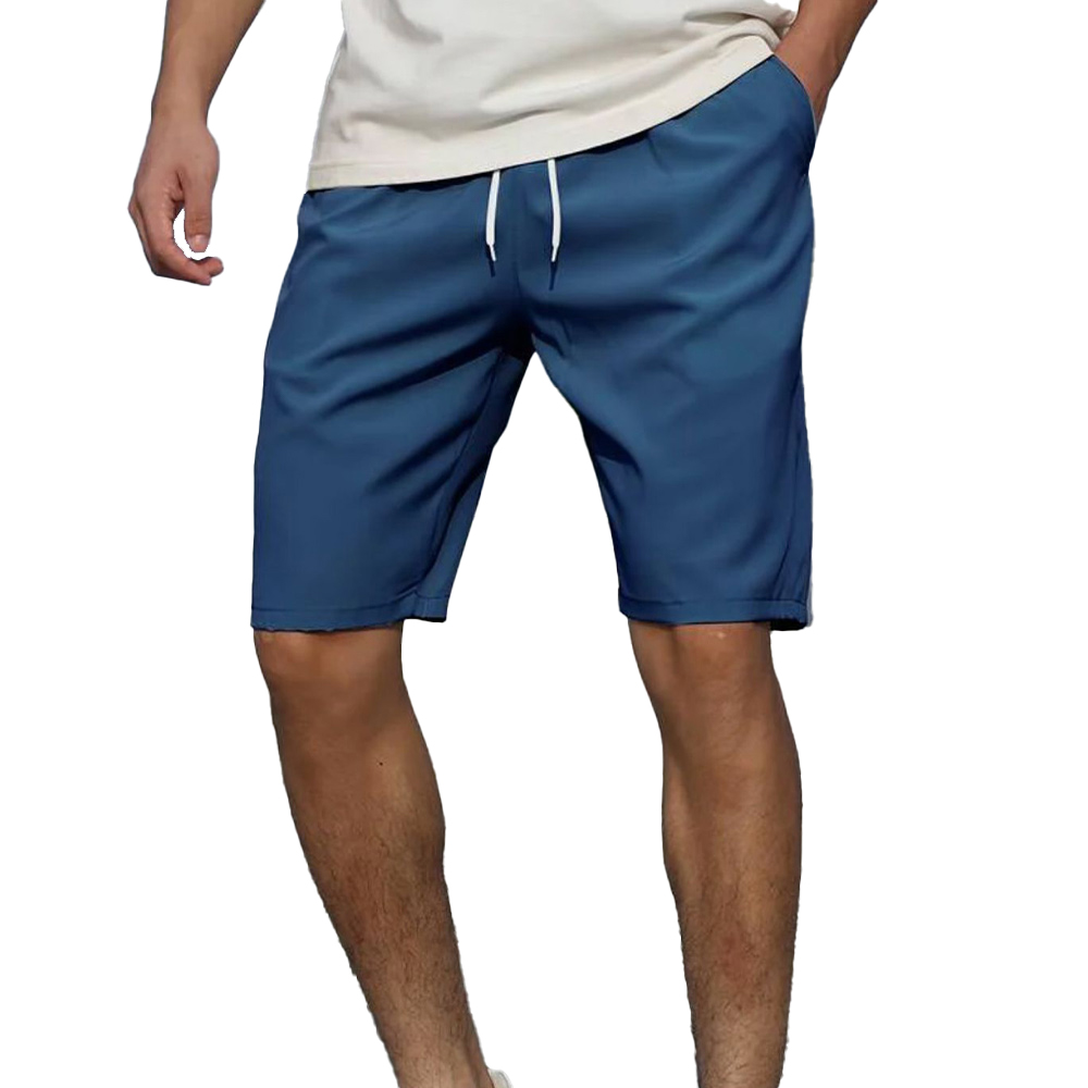 Lässige und bequeme Strandshorts für Herren in einfarbiger Ausführung