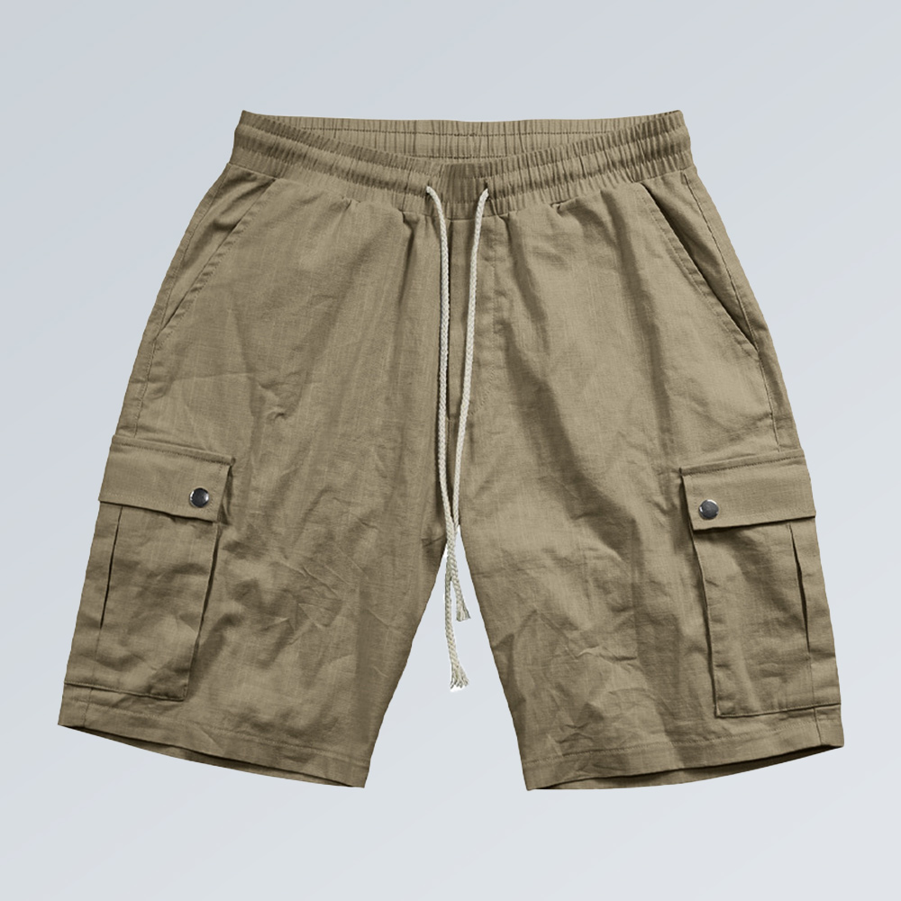 Lässige Cargo-Shorts für Herren mit Kordelzug und schmaler Passform