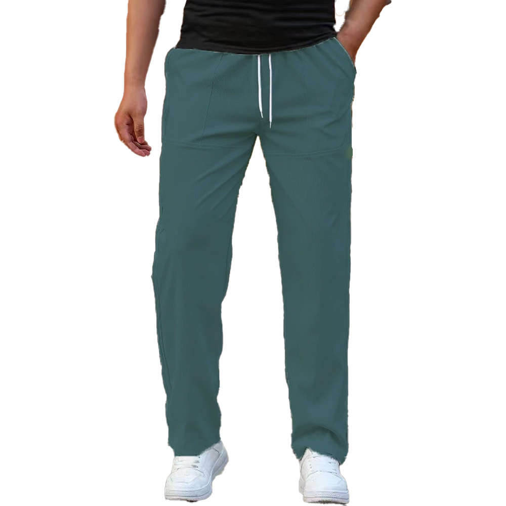 Bequeme, lässige, lockere, vielseitige, atmungsaktive Hose für Herren mit geradem Bein