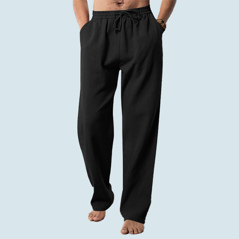 Lockere, lässige Leinenhose für Herren